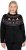 Ulla Popken Norwegian Style Christmas Sweater Black - Felpe & felpe con cappuccio - 