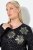 Ulla Popken Metallic Print Extra Soft Christmas Sweatshirt Black - Felpe & felpe con cappuccio - Felpe, Hoodie e Maglieria Calda
