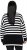 Ulla Popken Striped Stand-Up Collar Sweater Black - Felpe & felpe con cappuccio - Felpe, Hoodie e Maglieria Calda
