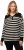 Ulla Popken Striped Troyer Collar Sweater Black - Felpe & felpe con cappuccio - Felpe, Hoodie e Maglieria Calda