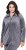 Ulla Popken Velour Loungewear Jacket Dark Grey - Felpe & felpe con cappuccio - Felpe, Hoodie e Maglieria Calda