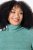 Ulla Popken Asymmetric Zipper Turtleneck Sweater Green - Felpe & felpe con cappuccio - Felpe, Hoodie e Maglieria Calda