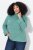 Ulla Popken Asymmetric Zipper Turtleneck Sweater Green - Felpe & felpe con cappuccio - Felpe, Hoodie e Maglieria Calda
