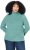 Ulla Popken Asymmetric Zipper Turtleneck Sweater Green - Felpe & felpe con cappuccio - 