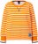 Ulla Popken Striped Drawstring Hem Sweatshirt Orange - Felpe & felpe con cappuccio - 
