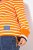 Ulla Popken Striped Drawstring Hem Sweatshirt Orange - Felpe & felpe con cappuccio - Felpe, Hoodie e Maglieria Calda
