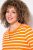 Ulla Popken Striped Drawstring Hem Sweatshirt Orange - Felpe & felpe con cappuccio - Felpe, Hoodie e Maglieria Calda