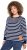 Ulla Popken Striped Drawstring Hem Sweatshirt Navy - Felpe & felpe con cappuccio - 