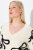 Ulla Popken Glitter Bow Sweater Chalk - Felpe & felpe con cappuccio - Felpe, Hoodie e Maglieria Calda
