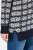 Ulla Popken Eco Cotton Geometric Snowflake Sweater Navy - Felpe & felpe con cappuccio - Felpe, Hoodie e Maglieria Calda