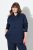 Ulla Popken Eco Cotton Stripe Textured Sweatshirt Navy - Felpe & felpe con cappuccio - Felpe, Hoodie e Maglieria Calda