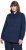 Ulla Popken Eco Cotton Stripe Textured Sweatshirt Navy - Felpe & felpe con cappuccio - 