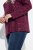 Ulla Popken Metallic Print Extra Soft Christmas Sweatshirt Dark Wine Red - Felpe & felpe con cappuccio - Felpe, Hoodie e Maglieria Calda