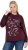 Ulla Popken Sparkling Sequin Bows Christmas Sweatshirt Plum - Felpe & felpe con cappuccio - 