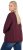Ulla Popken Sparkling Sequin Bows Christmas Sweatshirt Plum - Felpe & felpe con cappuccio - 