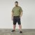 North Latitude 61334 Shorts In Felpa Nero - Pantaloni & pantaloncini tuta - Pantaloni Tuta Uomo Taglie Forti