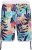 Kam Jeans 3018 Panelled Floral Swimshorts Navy - Costumi da bagno - Costumi da Bagno Uomo Taglie Forti