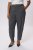 Kaffe Curve Merla Pantaloni Dark Grey Melange - Jeans & Pantaloni Donna Taglie Comode – Plus Size - 