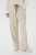 Kaffe Curve Sirana Pants Beige Melange/Black Stripe - Pantaloni in tessuto - 