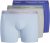 Jack & Jones Norrebro Solid Trunks 3-Pack Blue - Boxer - Boxer Uomo Taglie Forti