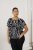 Kaffe Curve Sonna Stanley Top Nero/Antique Stampa zebrata - T-shirt - 