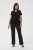 Kaffe Curve Jena V-Neck T-shirt Nero profondo - T-shirt - 