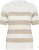 Kaffe Curve Lizzy Striped Pullover Chalk/Feather Grey Bold Stripe - T-shirt - 