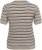 Kaffe Curve Lizzy Maglione a righe Beige/Nero - T-shirt stampate da donna - 