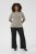 Kaffe Curve Lizzy Maglione a righe Beige/Nero - T-shirt stampate da donna - 
