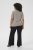 Kaffe Curve Lizzy Maglione a righe Beige/Nero - T-shirt stampate da donna - 
