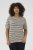 Kaffe Curve Lizzy Maglione a righe Beige/Nero - T-shirt stampate da donna - 