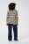 Kaffe Curve Lizzy Maglione a righe Beige/Nero a righe - T-shirt stampate da donna - 