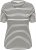 Kaffe Curve Lia Flower T-Shirt Chalk/Deep Black - T-shirt - 