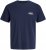 Jack & Jones Brandon T-Shirt Blue - Magliette - Magliette Uomo Taglie Forti