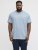 Jack & Jones Brandon T-Shirt Celestial Blue - Magliette - Magliette Uomo Taglie Forti