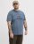 Jack & Jones Edenver T-Shirt Blue - Magliette - Magliette Uomo Taglie Forti