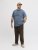 Jack & Jones Edenver T-Shirt Blue - Magliette - Magliette Uomo Taglie Forti