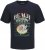Jack & Jones King Crew Neck T-Shirt Navy - Magliette con stampa - Magliette con stampa taglie forti