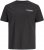 Jack & Jones Oscar T-Shirt Black - Magliette con stampa - Magliette con stampa taglie forti