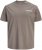 Jack & Jones Oscar T-Shirt Grey - Magliette con stampa - Magliette con stampa taglie forti