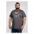 D555 Coalville T-Shirt Skulls with Colored Drips Navy Twist - Magliette - Magliette Uomo Taglie Forti