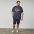 North Latitude 61121 T-Shirt Con Stampa Blu Navy - Magliette - Magliette Uomo Taglie Forti