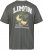North Latitude 61317 T-Shirt Slub Con Stampa Sul Retro Verde Polvere Scuro - Magliette - Magliette Uomo Taglie Forti