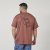 North Latitude 61320 T-Shirt Con Stampa Sul Retro Marrone Cognac - Magliette - Magliette Uomo Taglie Forti