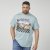 North Latitude 61352 AC/DC T-Shirt Blu Polvere - Magliette - Magliette Uomo Taglie Forti