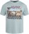 North Latitude 61352 AC/DC T-Shirt Blu Polvere - Magliette - Magliette Uomo Taglie Forti
