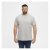 North Latitude T-Shirt O-Neck Grey Melange - Magliette - Magliette Uomo Taglie Forti