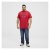 North Latitude Logo T-Shirt Red - Magliette - Magliette Uomo Taglie Forti