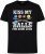 Espionage T436 Good Luck Kiss Printed T-Shirt Black - Magliette - Magliette Uomo Taglie Forti