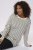 Kaffe Curve Winni Manica lunga T-shirt Bianco antico/Nero riga - T-shirt - 